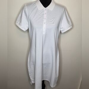 White Polo Dress Sz. L